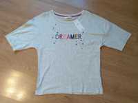 Nowa koszulka t-shirt Marks & Spencer 36 S Dreamer oversize piżama