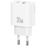 Ładowarka sieciowa USAMS CC316 T65 30W   1xUSB-C 1xUSB-A Fast Charging
