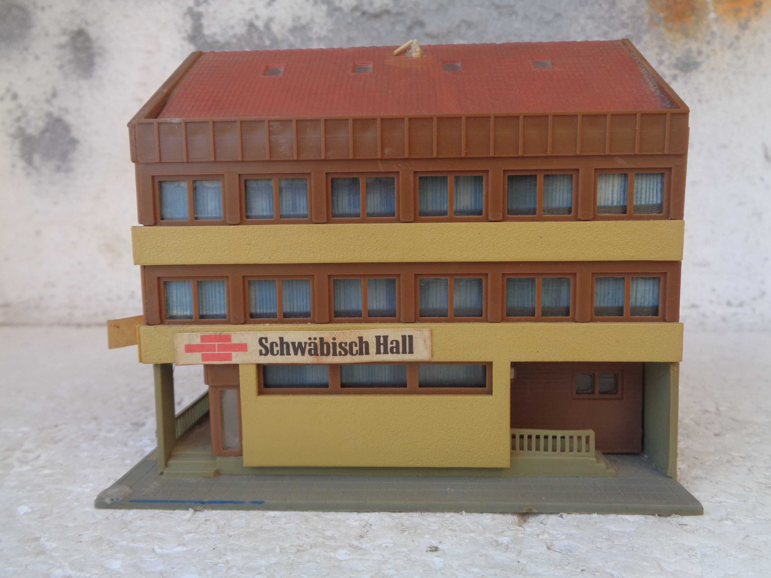 1:160 KIBRI Edificio de banco pista comboio