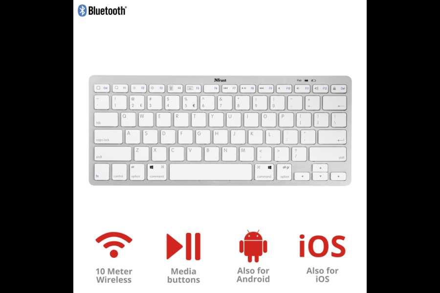 Бездротова клавіатура Trust Nado Bluetooth (23746)