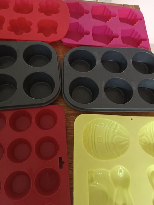 Formy silikonowe ciastek lodu wykrawacze foremki zestaw