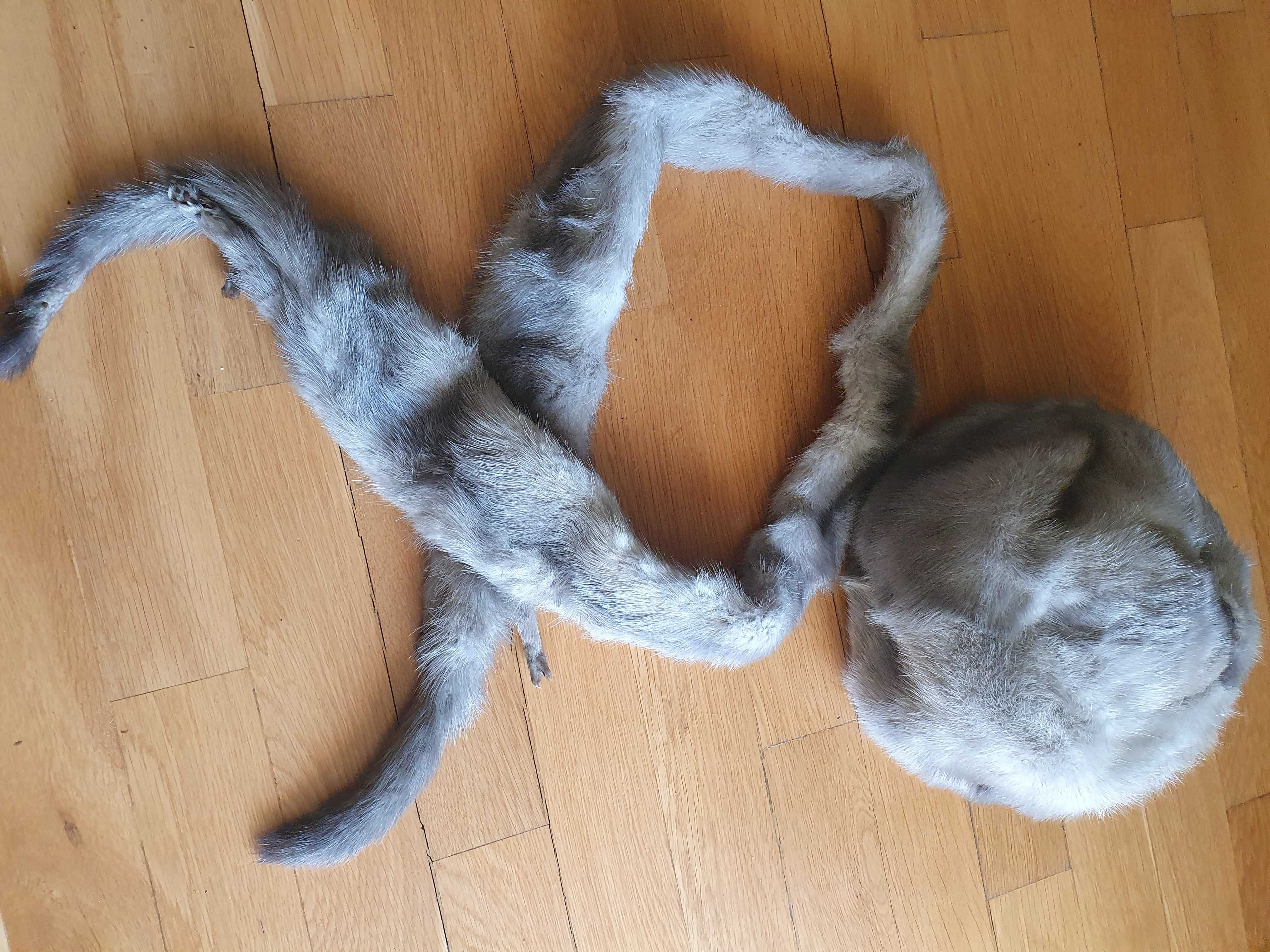 Komplet Czapka Szalik Norki