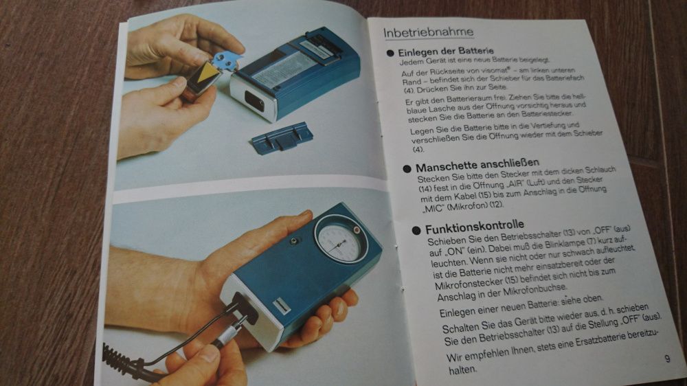 Ciśnieniomierz Visomat Niemiecki Nowy