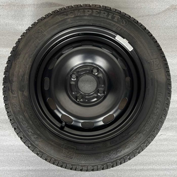 Koła FELGI stalowe 14 Ford Fiesta zimowe Semperit 175/65/14 4x108 DEMO