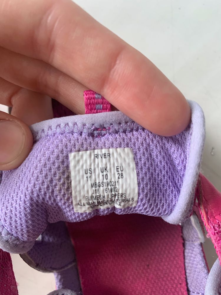 Детские розовые босоножки сандали обувь 27, 28 размер Firefly
