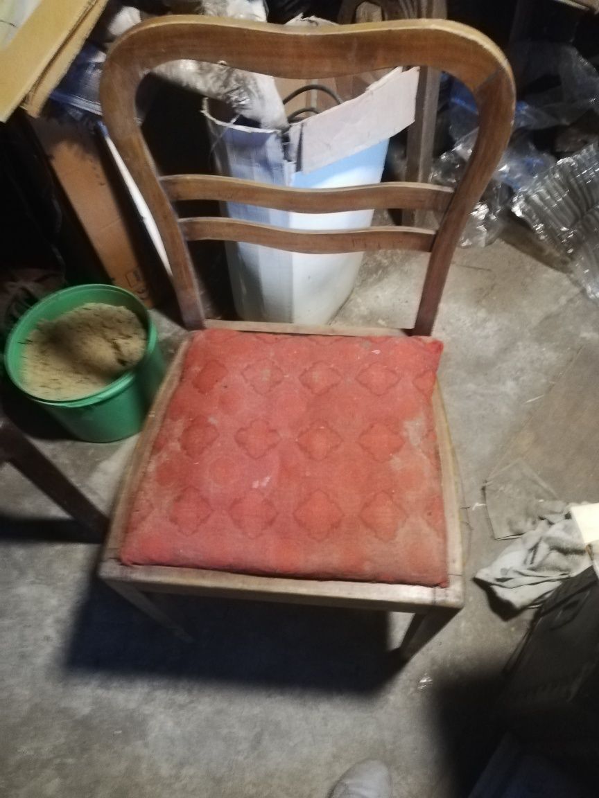 Krzesło gięte ART DECO z siedziskiem 2 sztuki cena do negocjacji