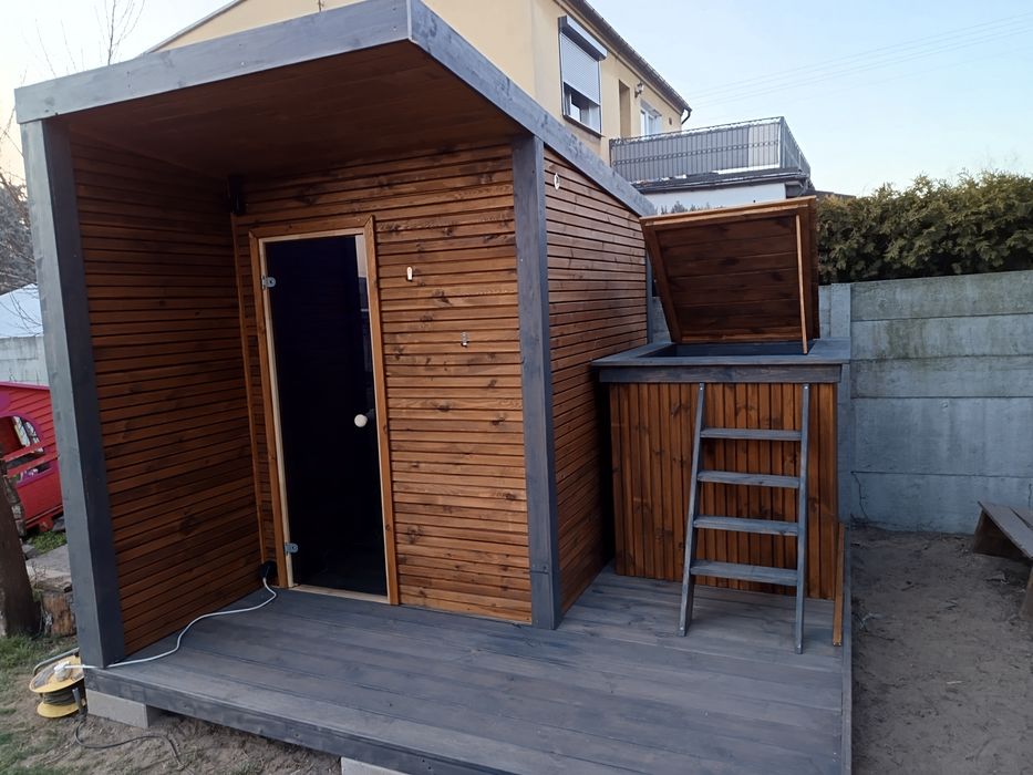 Sauna z Balią Kompleksowe wyposażenie
