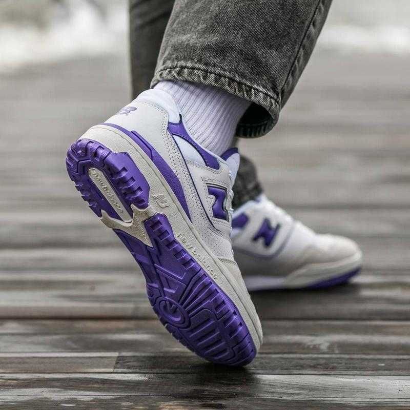 Кросівки, які точно підійдуть всім! New Balance 550 White Purple