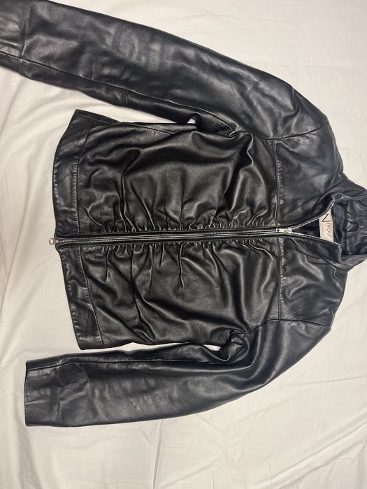 Skorzana czarna kurtka ramoneska s katana leather 36-38