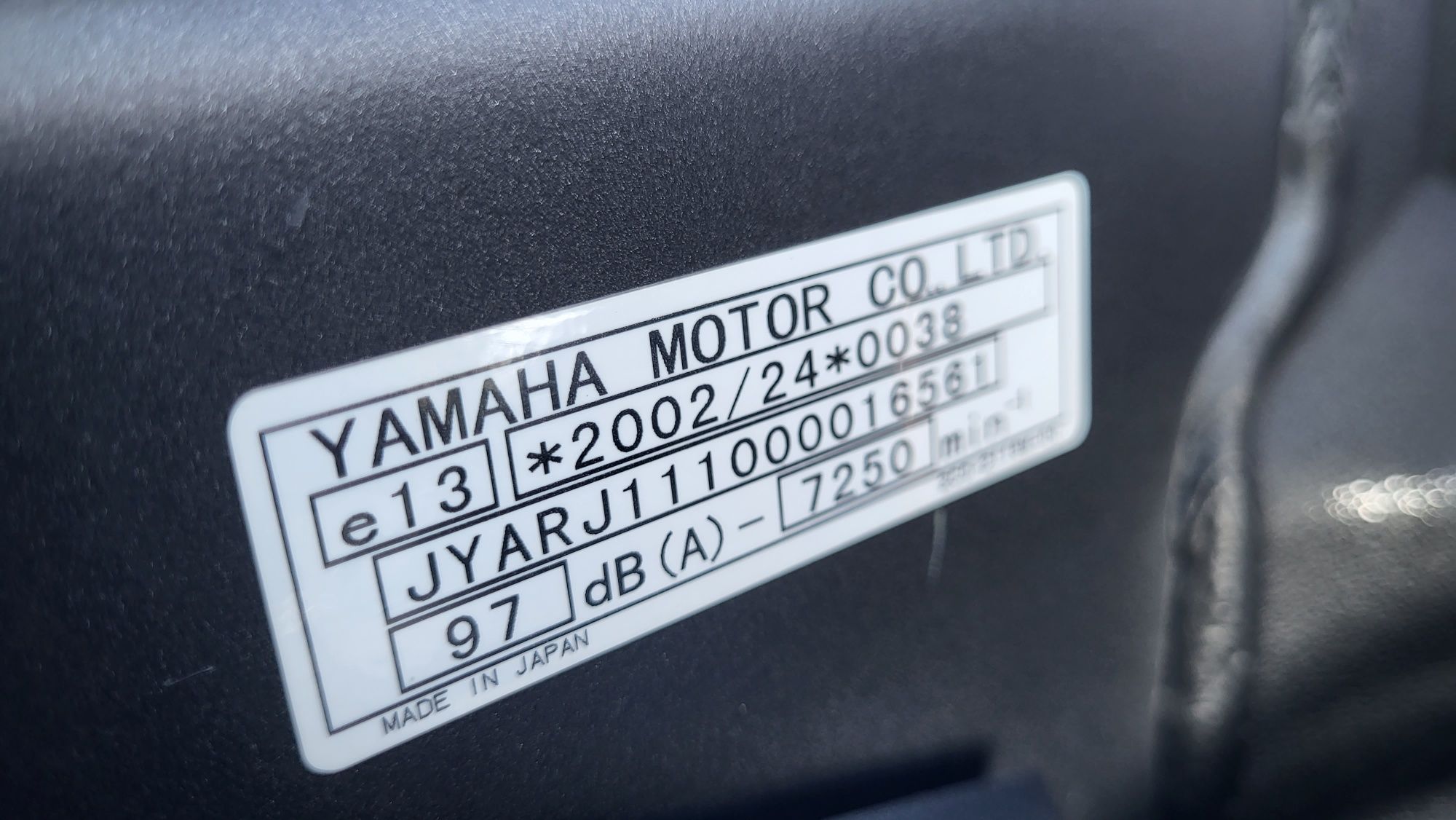 Yamaha R6 RJ11 nowy rozrząd, pełna historia, 10 lat w rodzinie