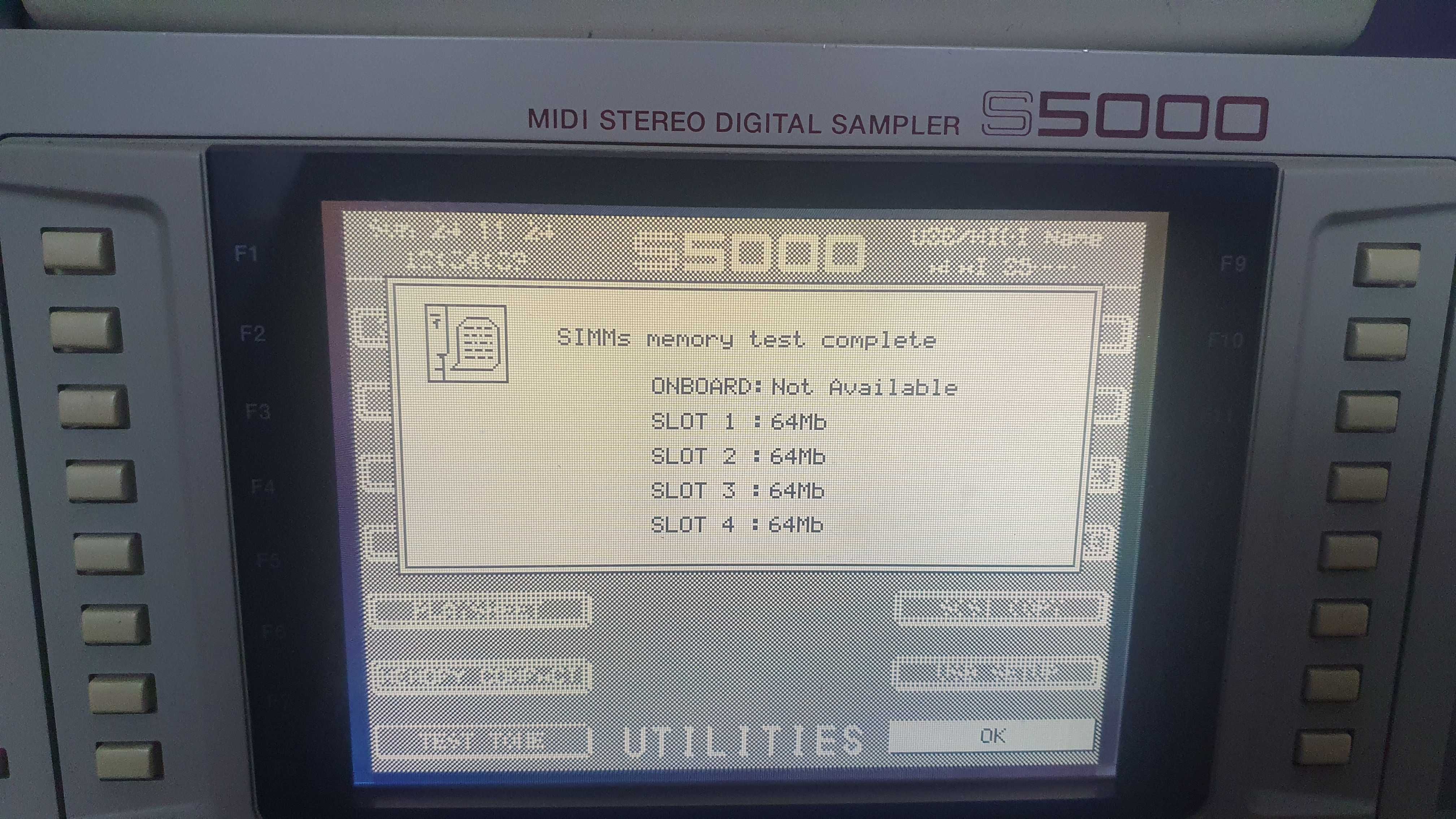 Akai s5000 sampler pamiec ram max256 +czytnik cd