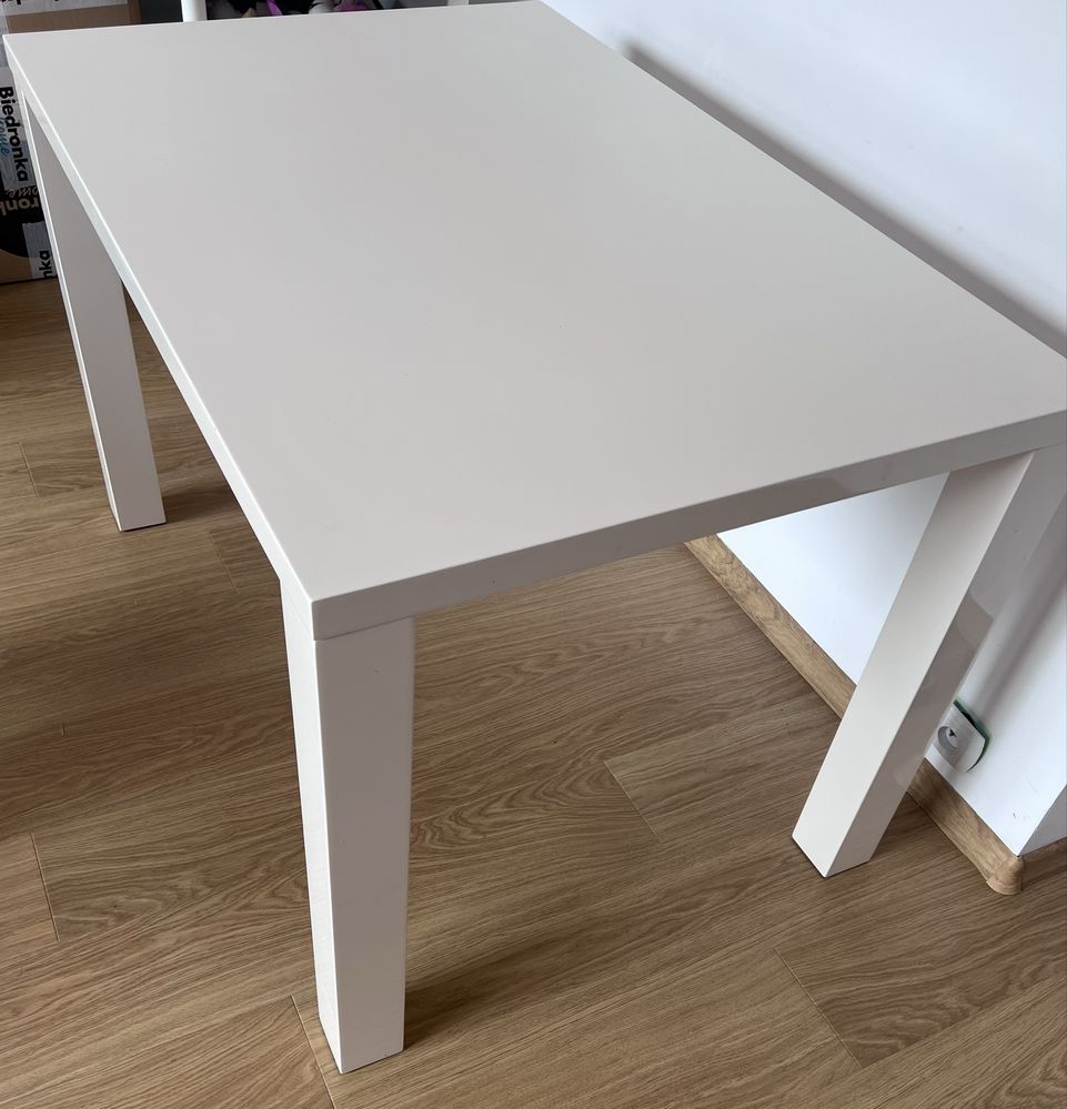 Stół lakierowany biały 120x80