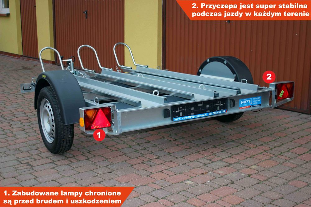 Przyczepka pod motocykl motocykle motory Neptun N7-221 pm3 GN202