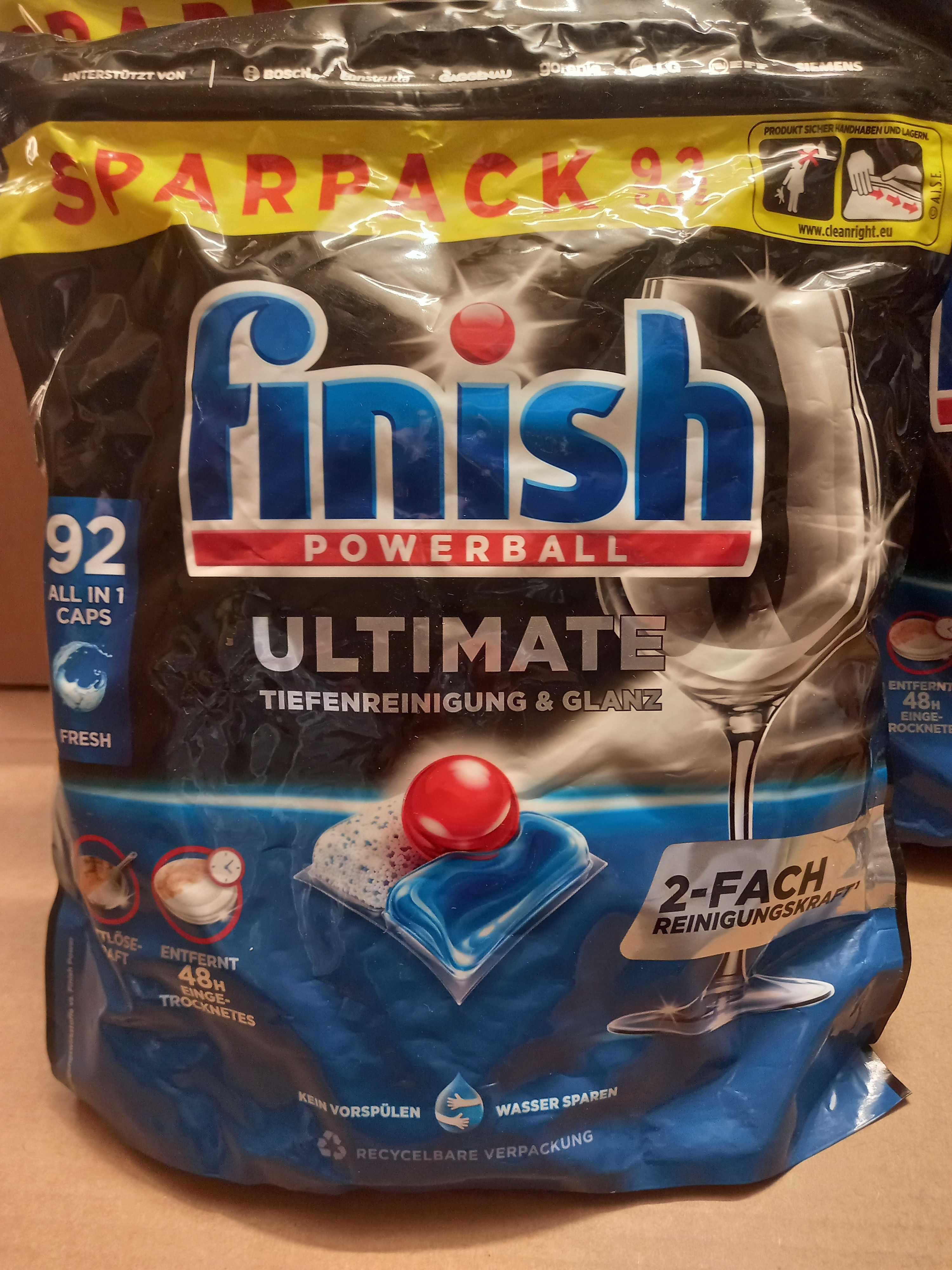 Kapsułki do zmywarki Finish. Somat