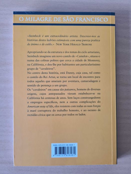 Livro "O Milagre de São Francisco" de John Steinbeck