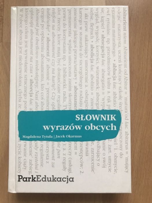 Nowy słownik wyrazów obcych. Studia liceum technikum