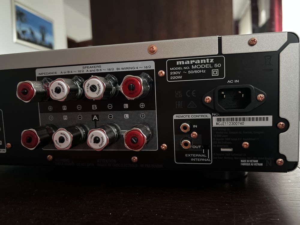 Jak nowy Wzmacniacz Marantz Model 50 Srebny + pilot - gwarancja