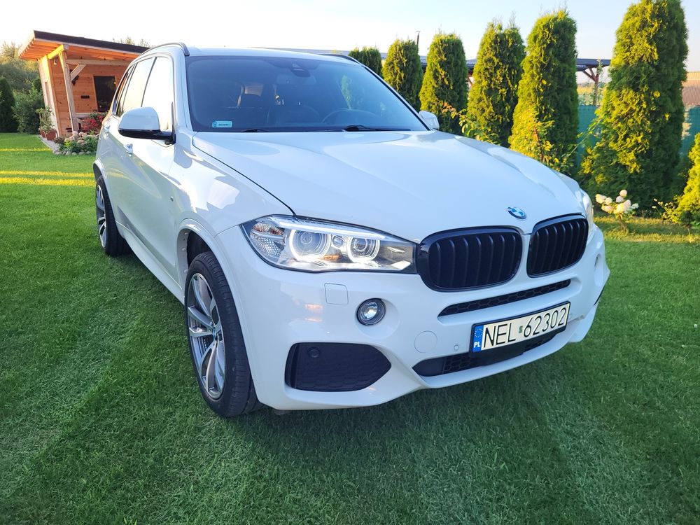 Bmw X5 M pakiet biała bezwypadkowa Salon PL  Mozliwosc wymiany 3.0d