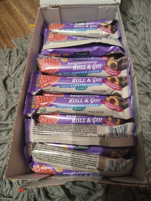 Bezglutenowe batoniki bez cukru