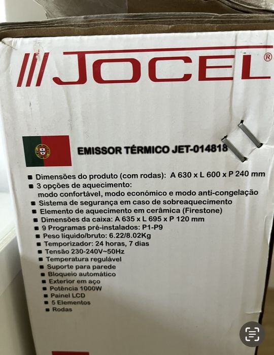 Emissor térmico Jocel