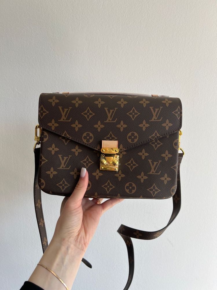 Сумочка в стиле LV Louis Vuitton Pochette Monogram Луи Виттон премиум