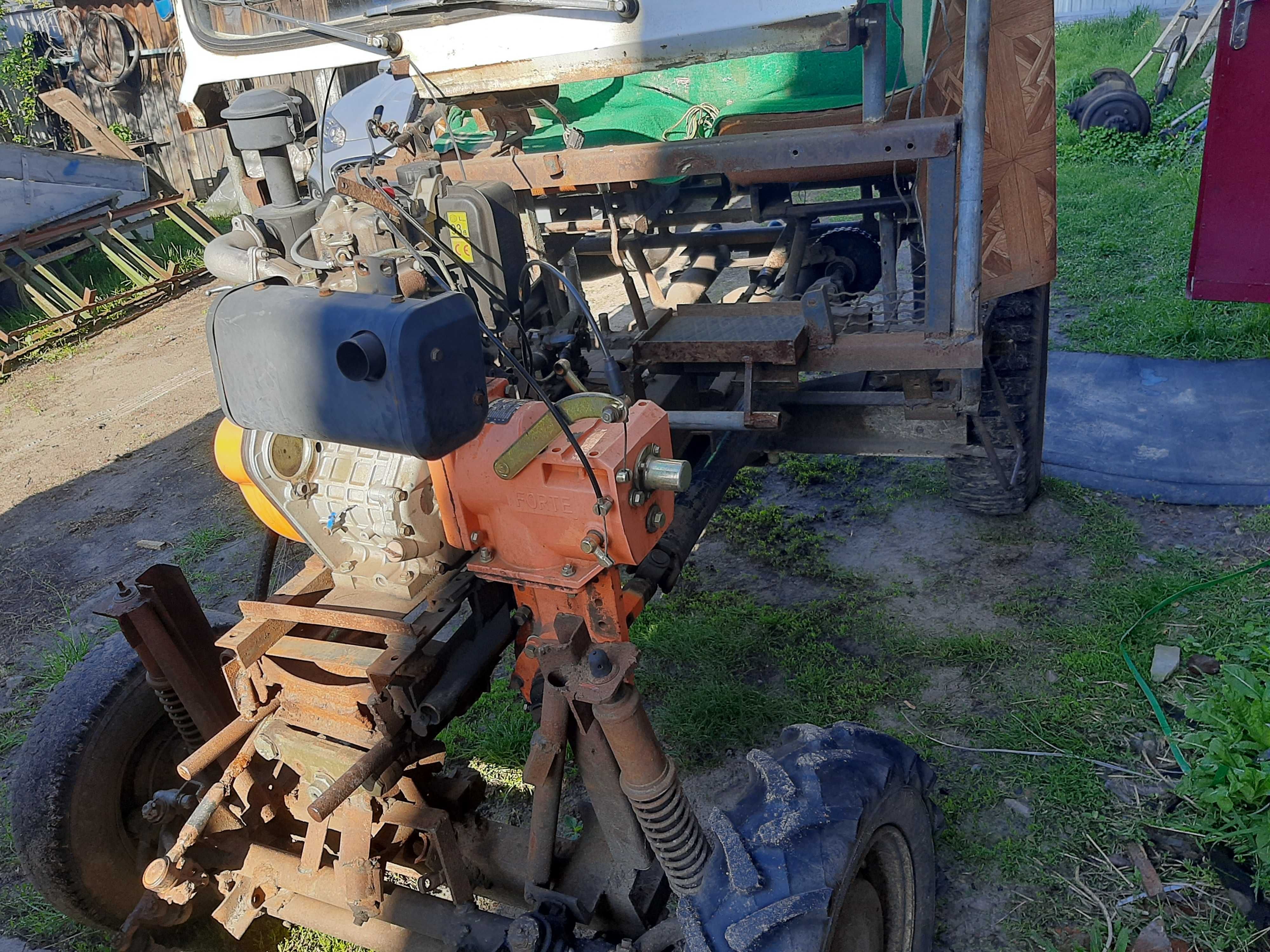 Мини-трактор Самоделка Мото блок   (Луноход-2)