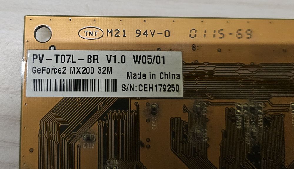 GeForce mx-200 32mb AGP retro karta graficzna