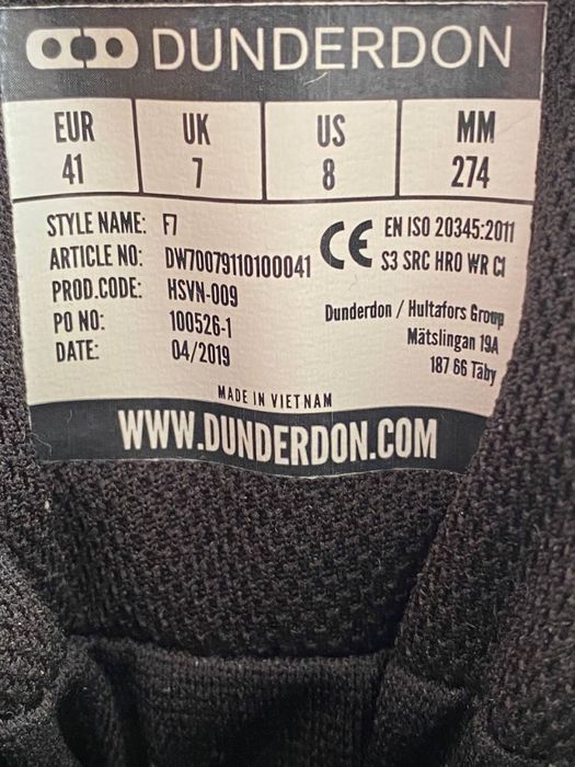 Робочі черевики DUNDERDON F7 GTX