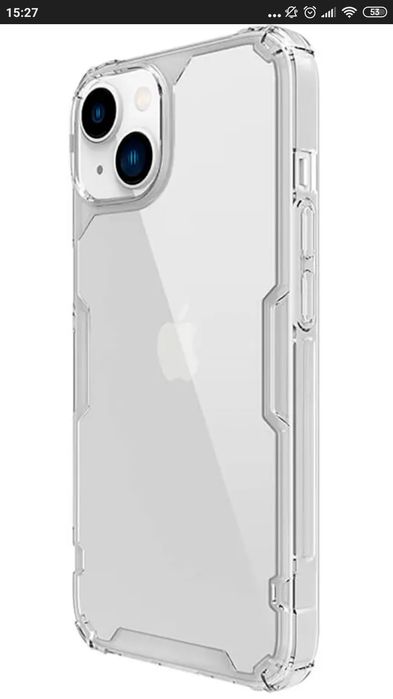 Для iPhone 14 Plus Чохол (чехол) прозорий Nillkin Nature TPU Pro