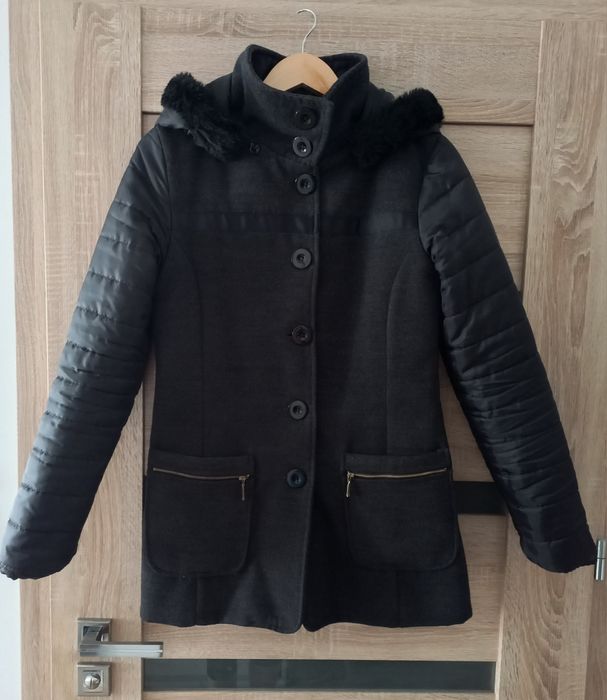 Zimowy płaszcz damski - r. S/36