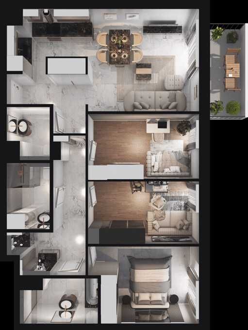 Apartament 84 m² | 4 pokoje | Świetna lokalizacja | Piastów/Ursus
