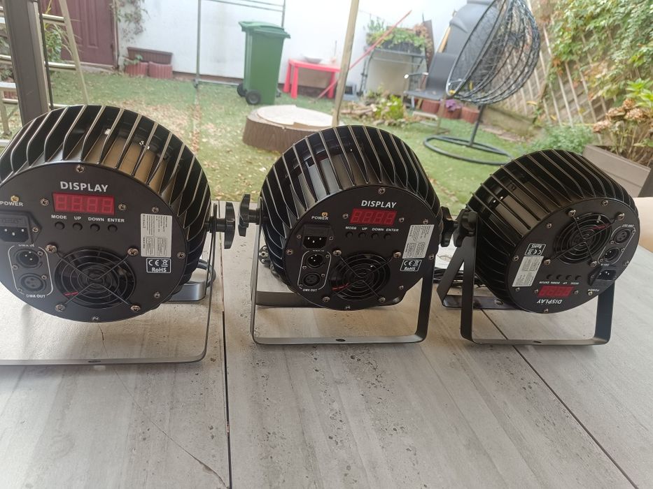Reflektor sceniczny stage light LED 3 sztuki