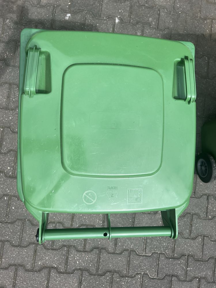 Pojemnik na odpady 120 L (kosz śmietnik) zielony