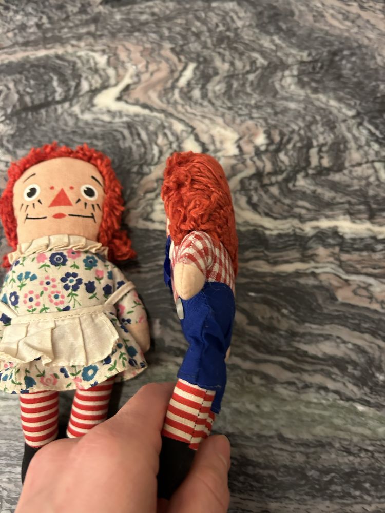 Knickerbocker  Raggedy Andy & Raggedy Ann lalki kolekcjonerskie