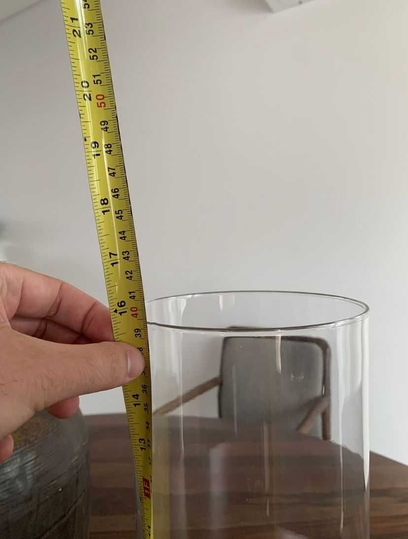 Vaso Cilindrico Vidro 40cm - Perfeitas Condições