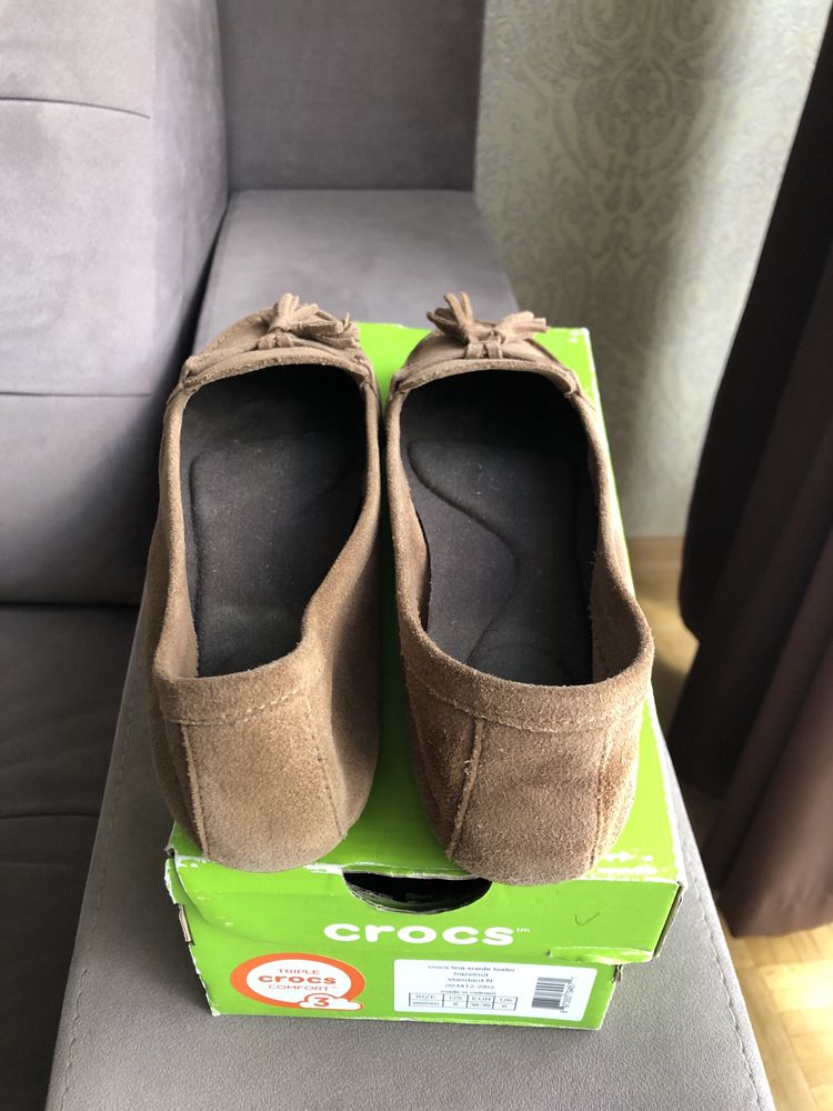 Макасини Crocs lina suede loafer