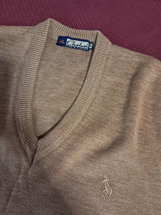 Чоловічий коричневий кардиган