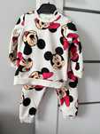 Komplet dresowy dres Myszka Minnie Mickey H&M 86