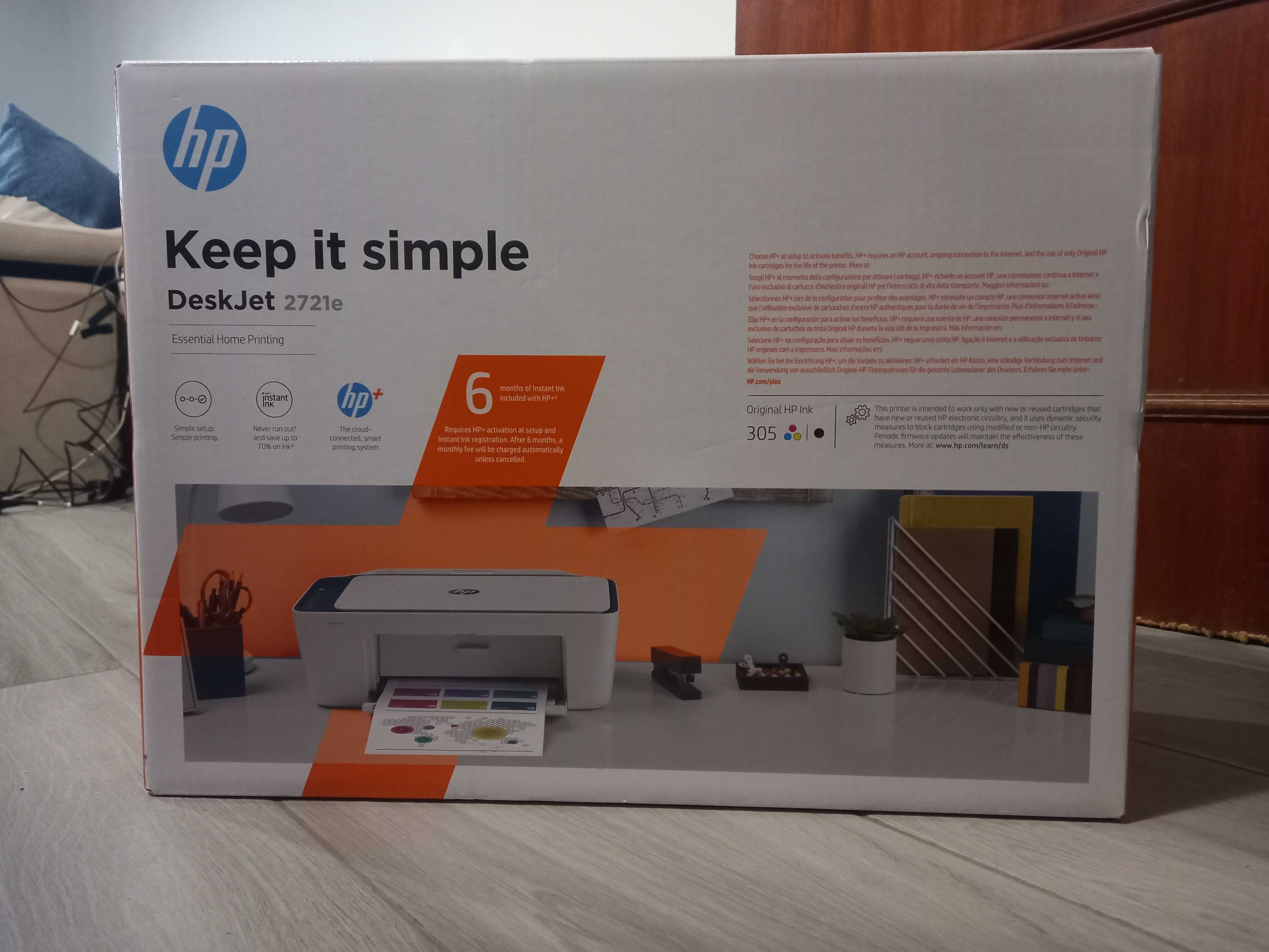 Impressora hp 2721e