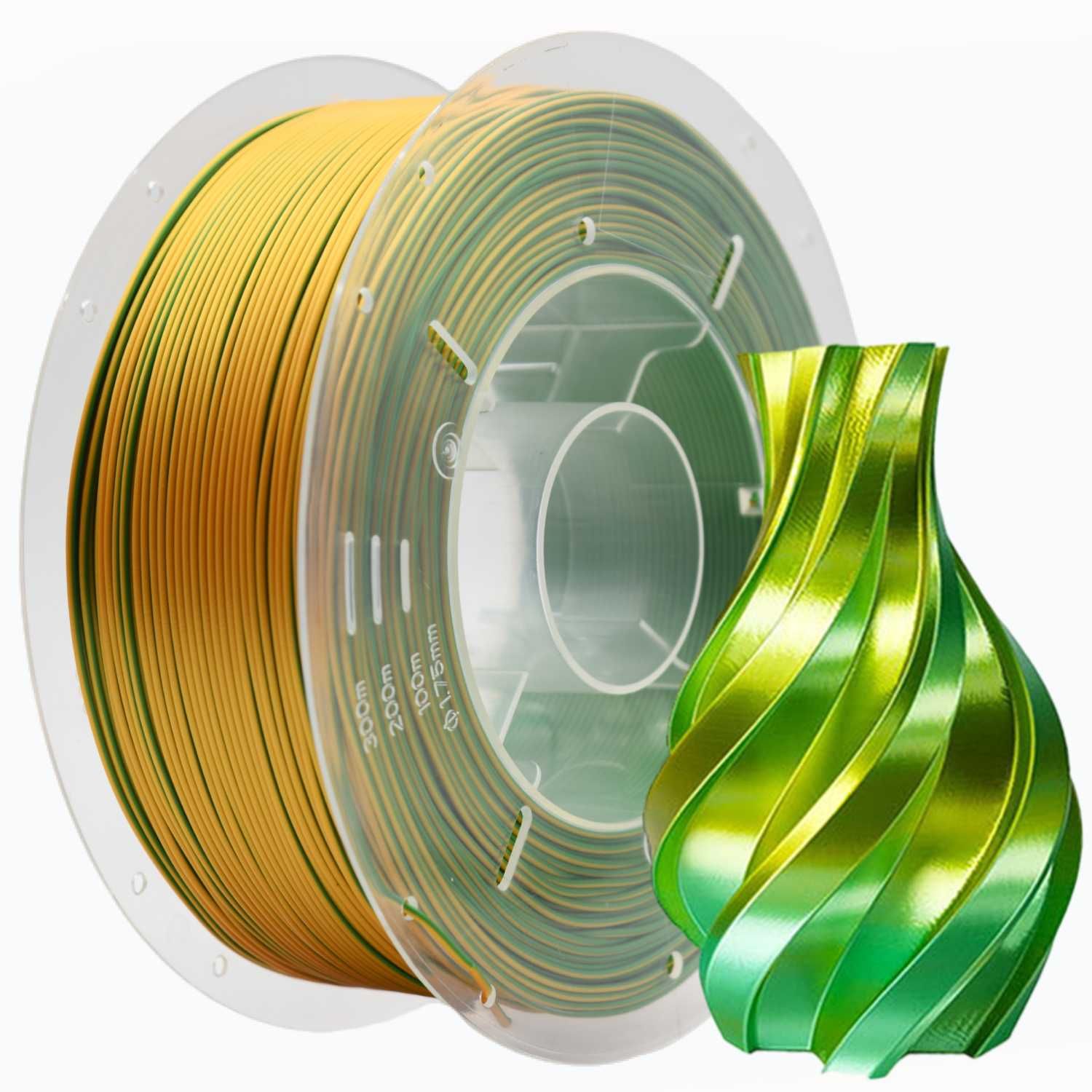 Філамент/пластик CREAT3D PLA Silk 1.75 мм, 1 кг