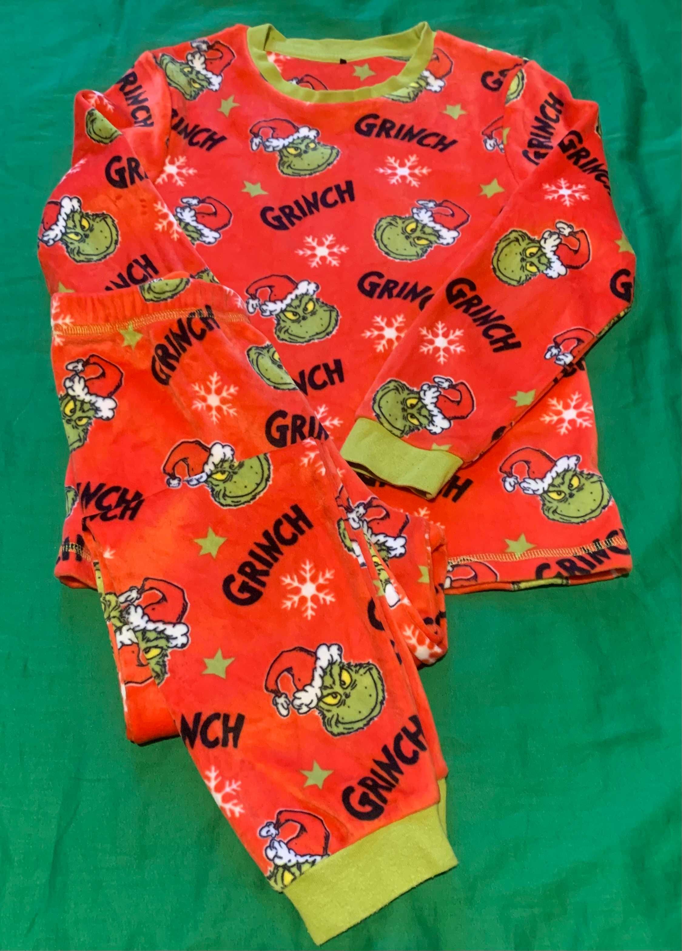Классная велюровая пижама/домашний костюм Гринч 6-7л. George UNISEX