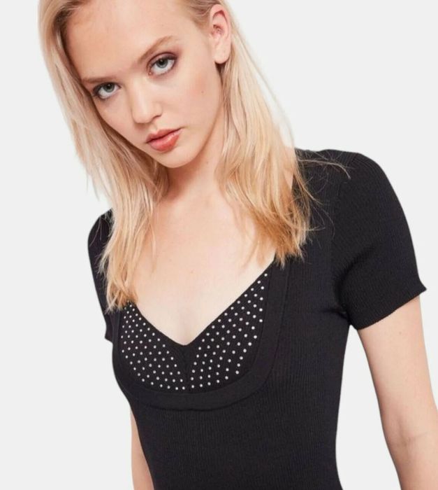 Vestido preto Denny Rose