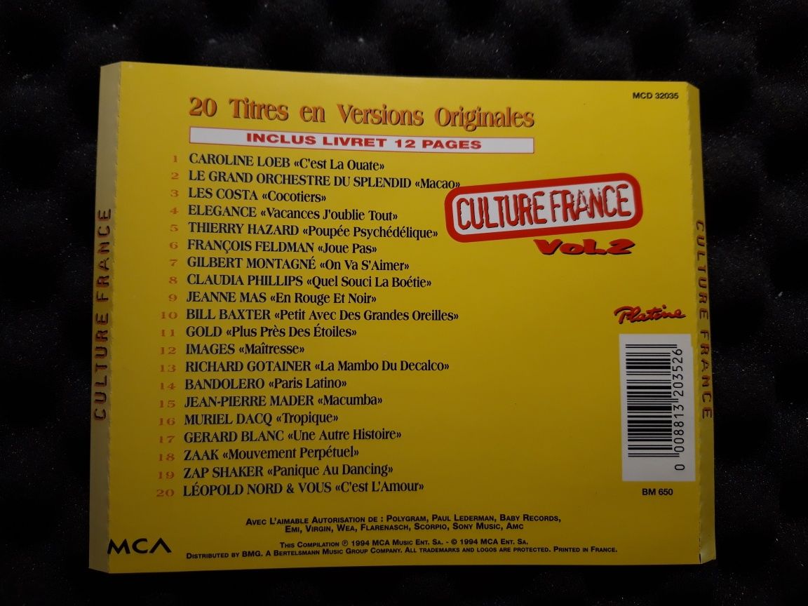 Culture France Vol. 2 (CD, 1994)