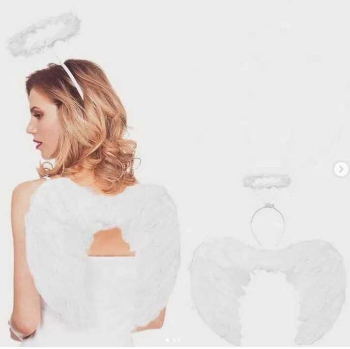 Комплект Крила янгола (60*40 см) та німб (костюм крылья ангела)