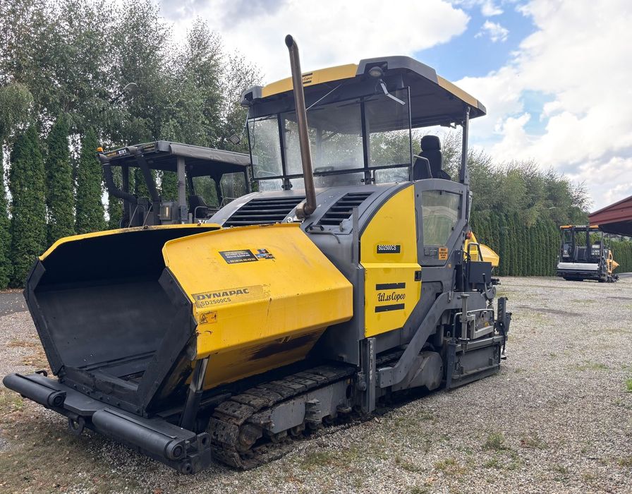 Dynapac Atlas Copco SD2500CS Rozściełacz Asfaltu na gąsienicach 2016rok układarka 2,5-5m Niwelacja, stan bdb  rozściełacz układarka asfaltu Atlas Copco DYNAPAC SD2500CS Gąsienicowy
