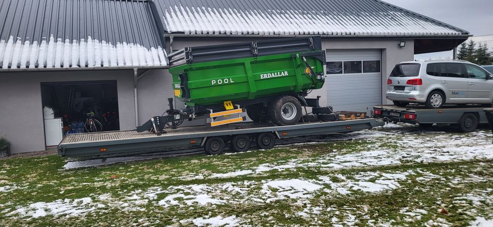 Nowa przyczepa rolnicza wywrotka skorupowa jednoosiowa objętościowa 6t