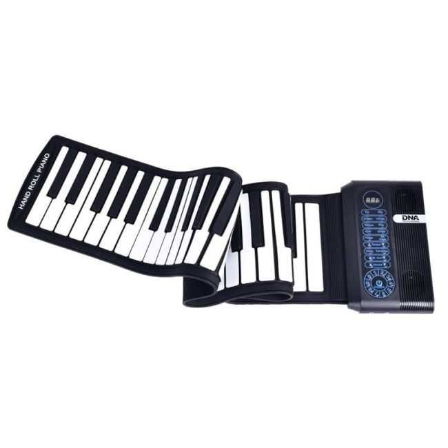 Keyboard zwijany gumowy przenośny klawisze organy DNA ROLL 61