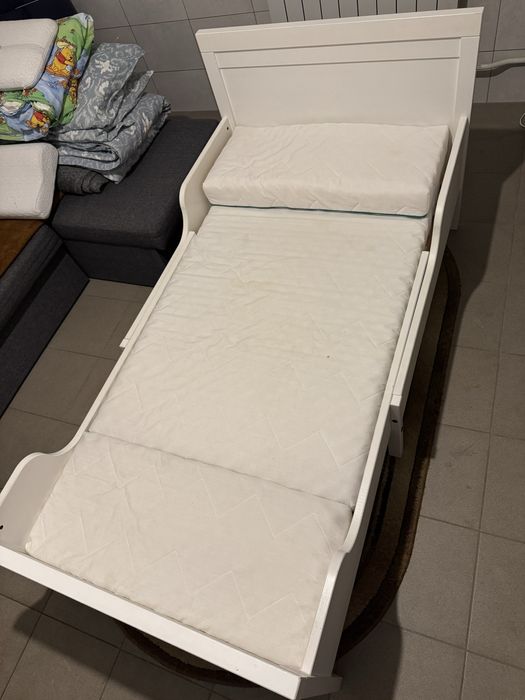 Łóżko dla dziecka rozkladane 80x200 plus materac