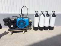 Equipamento de mergulho novo