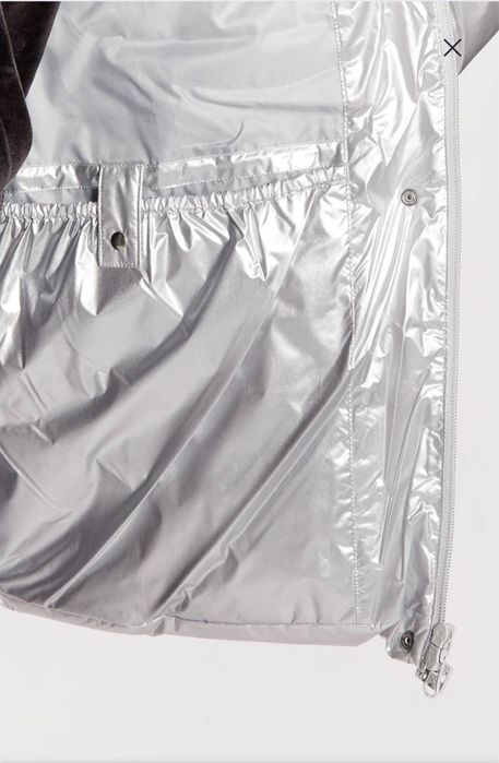 НОВИЙ PUMA ОРИГІНАЛ XS жіночий сріблястий зима пуффер  589584 10